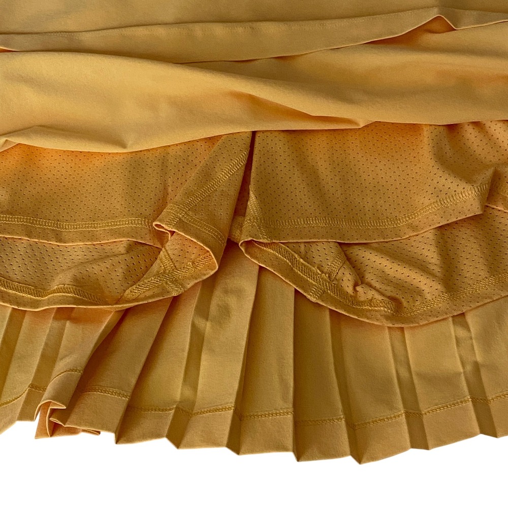 Calia Womens Ace Golf Skort XXL Peachy Melon Yellow Tennis Pickleball Sporty NWT - Picture 7 of 13